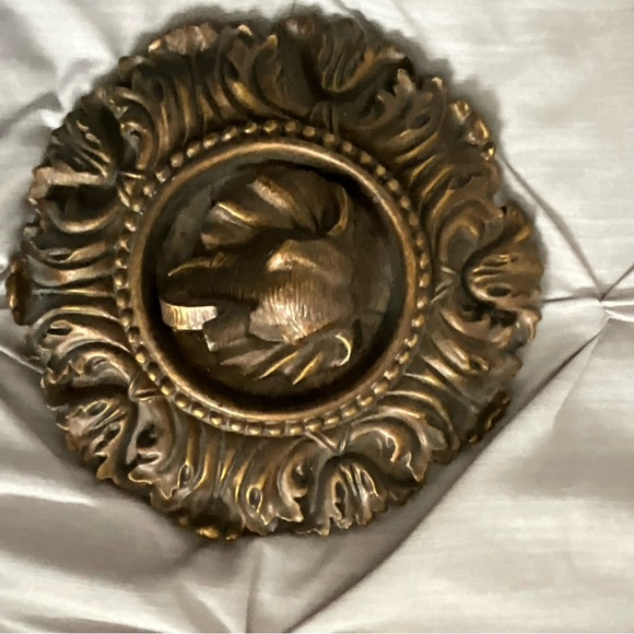 Antique Bronze Lion and Elephant Wall Decor - Picture 3 of 5